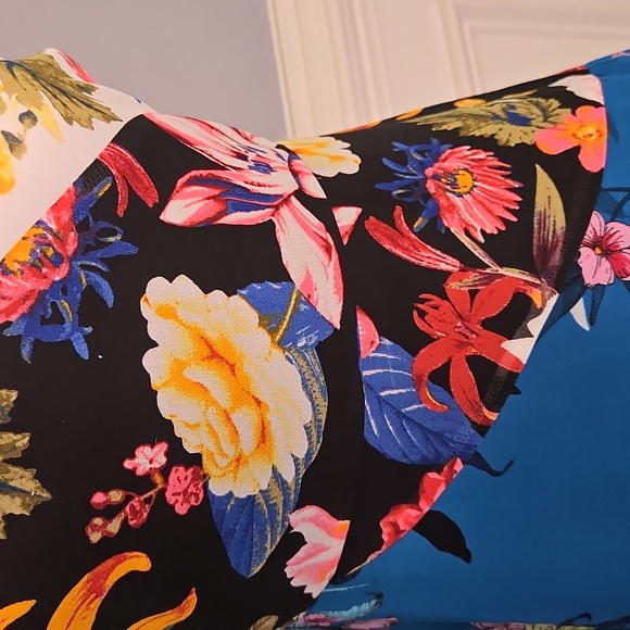 Guess Georgiana Wild Flora Print Chiffon Mini Dress - Picture 8 of 15